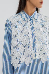 Navy Striped Eshal