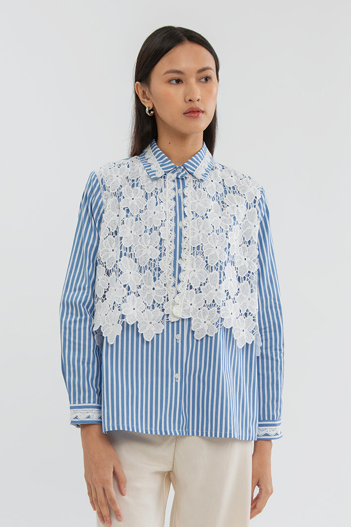 Navy Striped Eshal