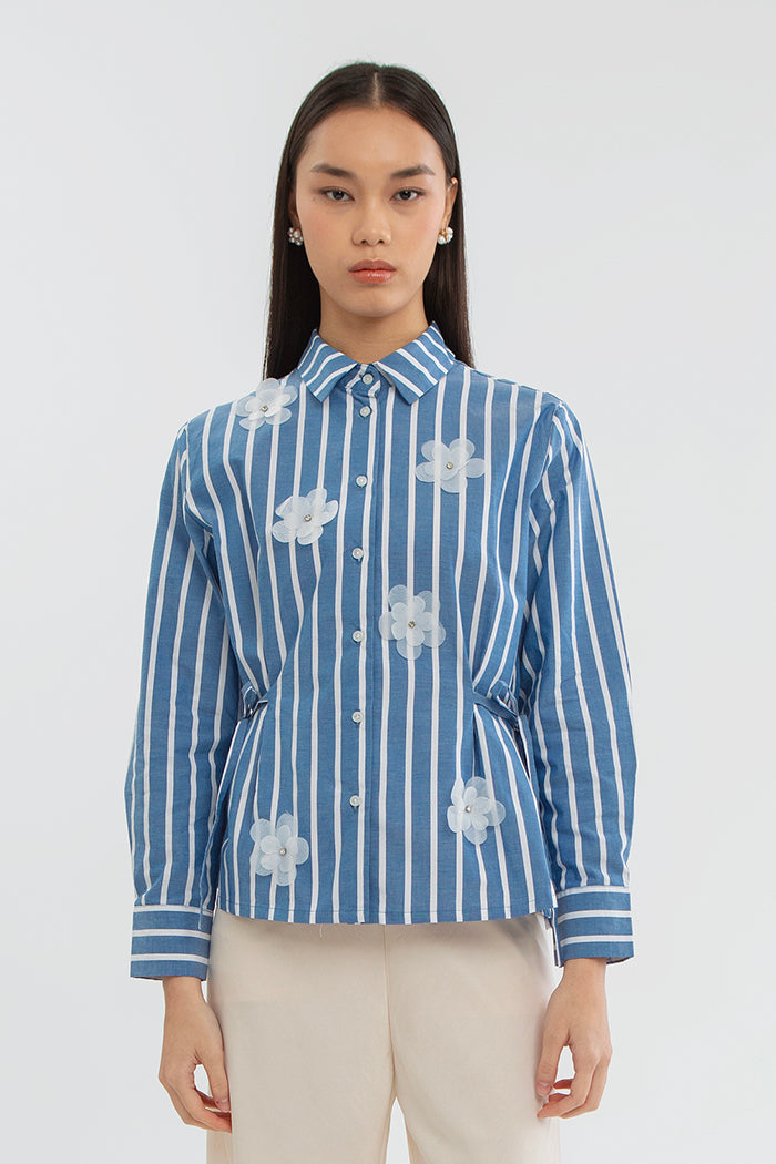 Navy Striped Inaya