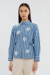 Navy Striped Inaya