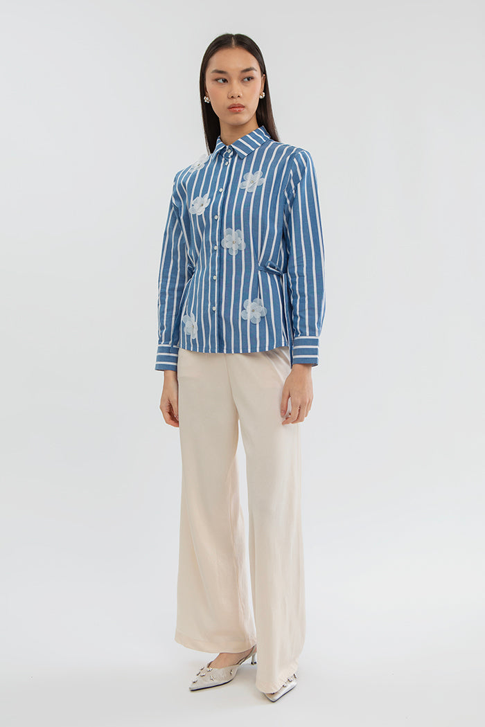 Navy Striped Inaya