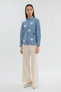 Navy Striped Inaya