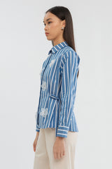 Navy Striped Inaya