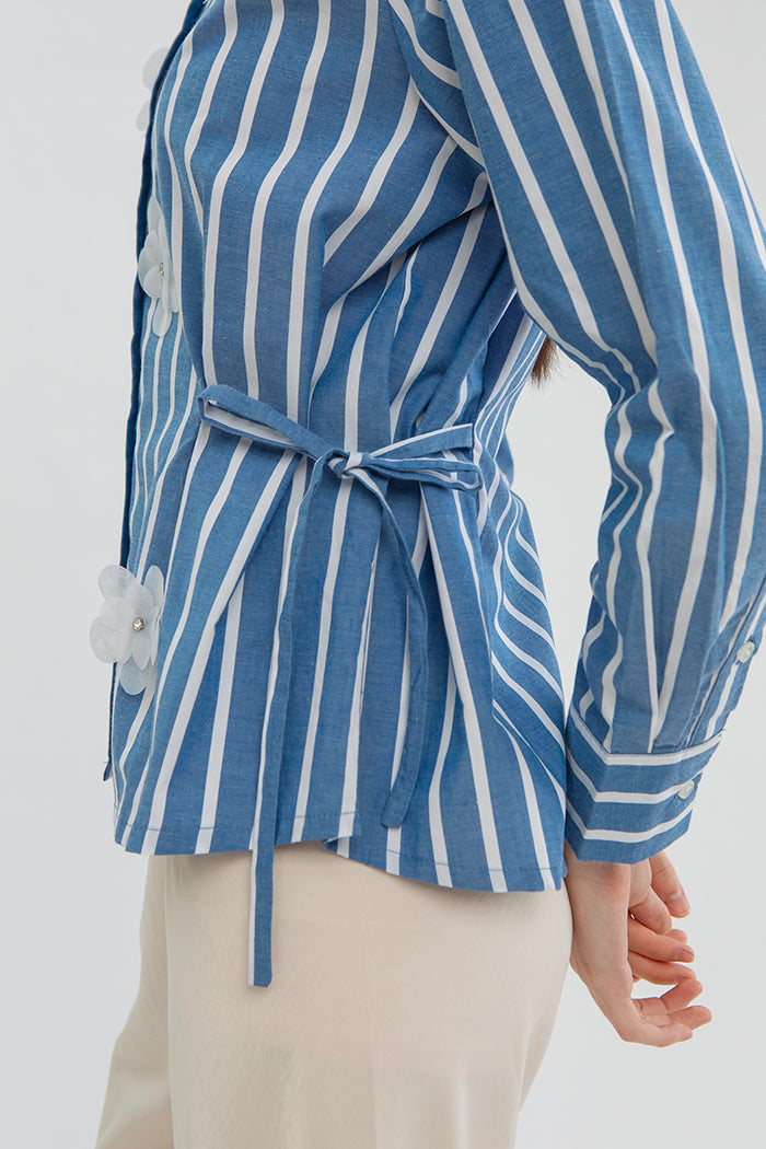 Navy Striped Inaya