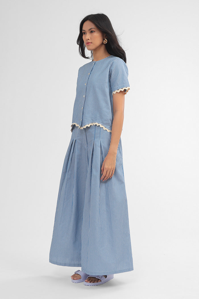 Navy Striped Kerida