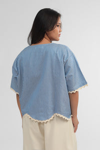 Navy Striped Kerida