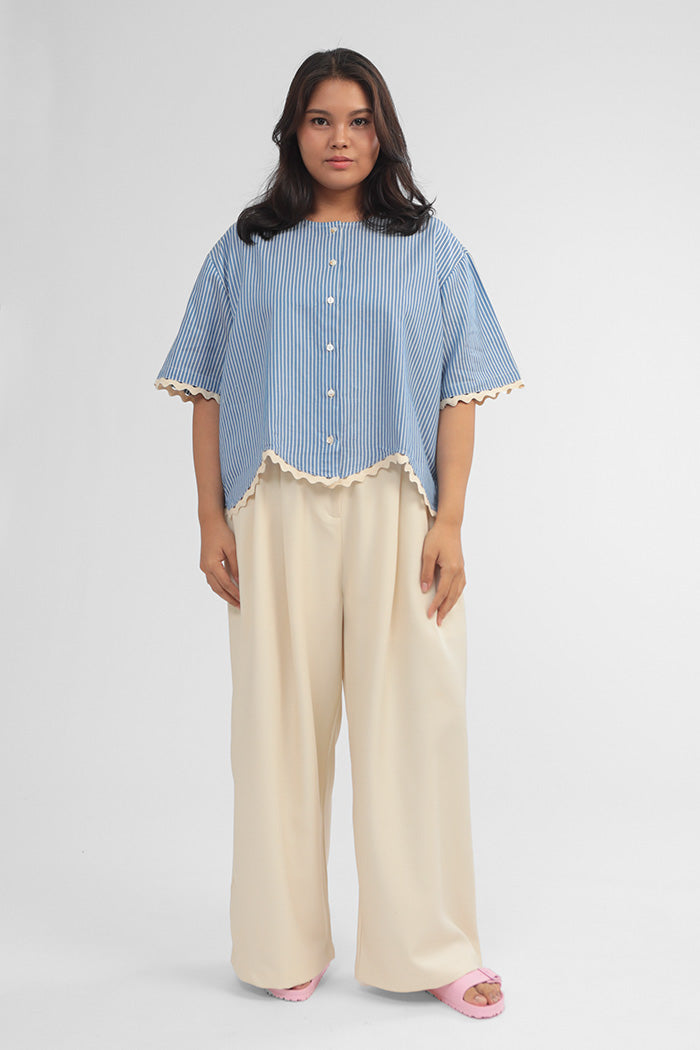 Navy Striped Kerida