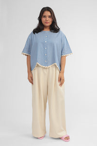 Navy Striped Kerida