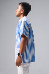 Navy Striped Madia