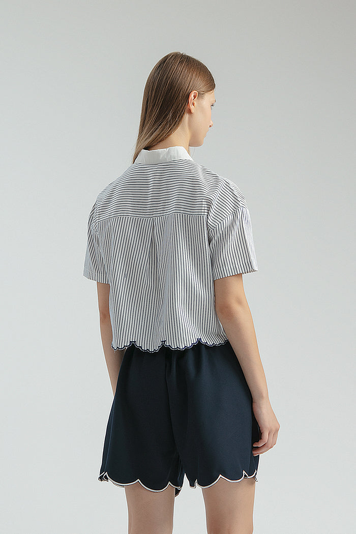 Navy Striped Malea