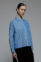 Navy Striped Monday Shirt