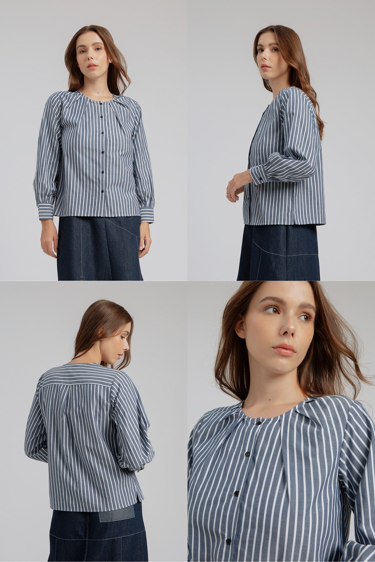 Navy Striped Nadege