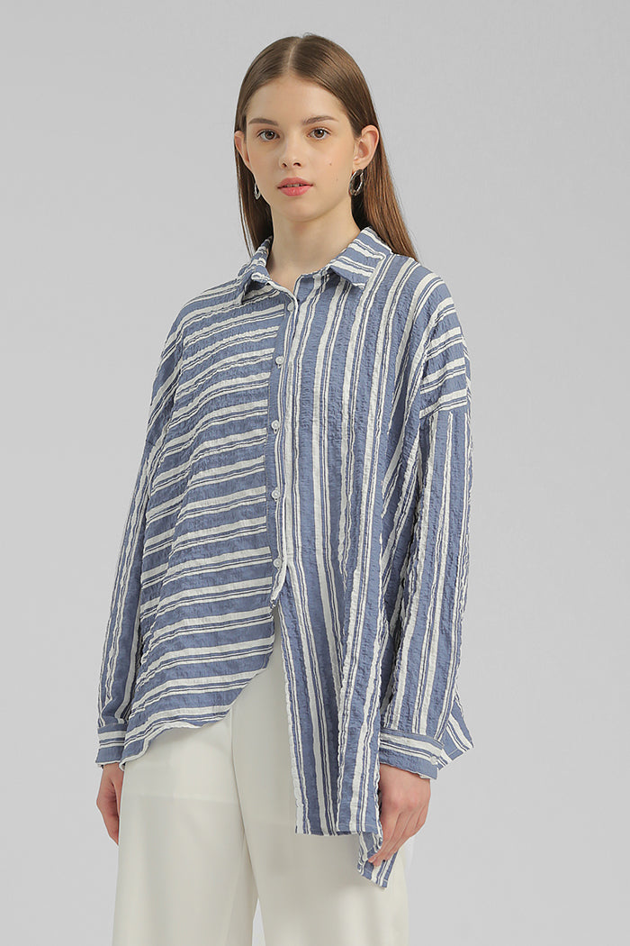 Navy Striped Rema