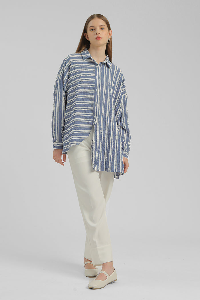 Navy Striped Rema