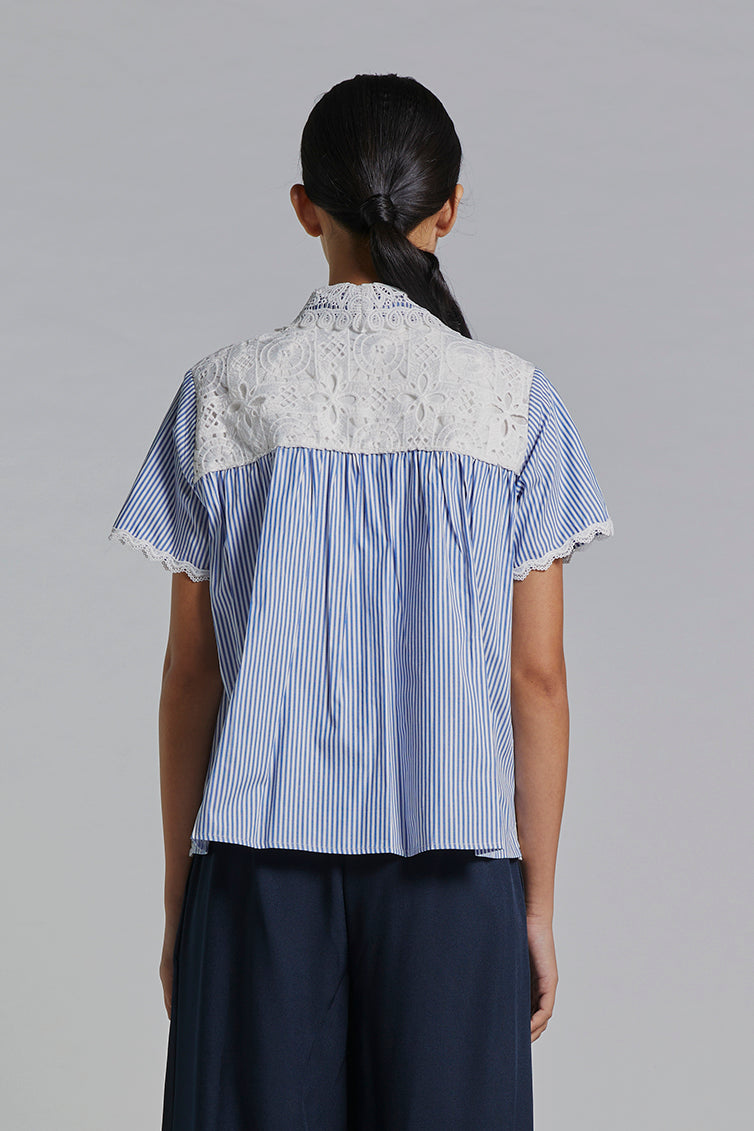 Navy Striped Safra - Defect Sale