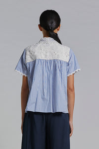 Navy Striped Safra - Defect Sale