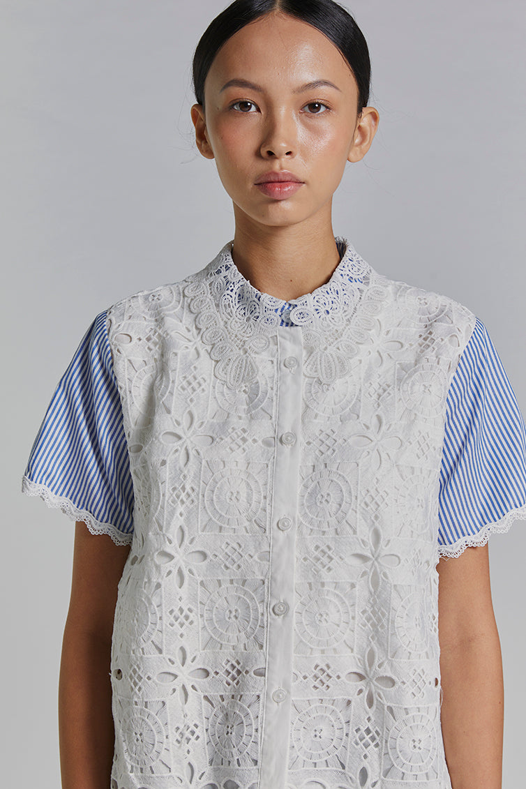 Navy Striped Safra - Defect Sale