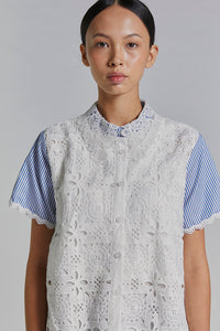 Navy Striped Safra - Defect Sale