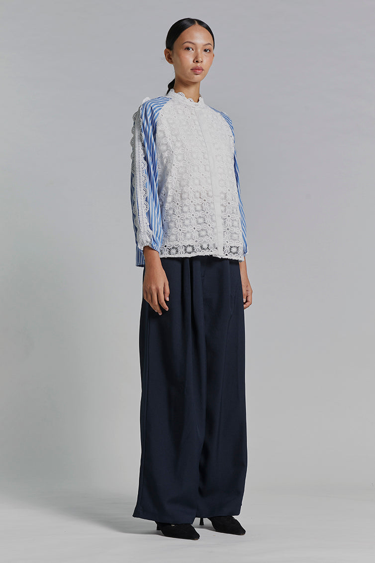 Navy Striped Shula