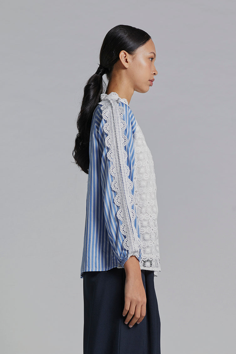Navy Striped Shula