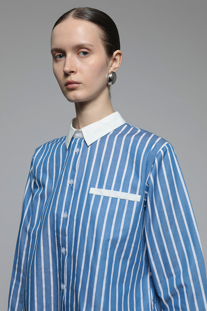 Navy Striped Still