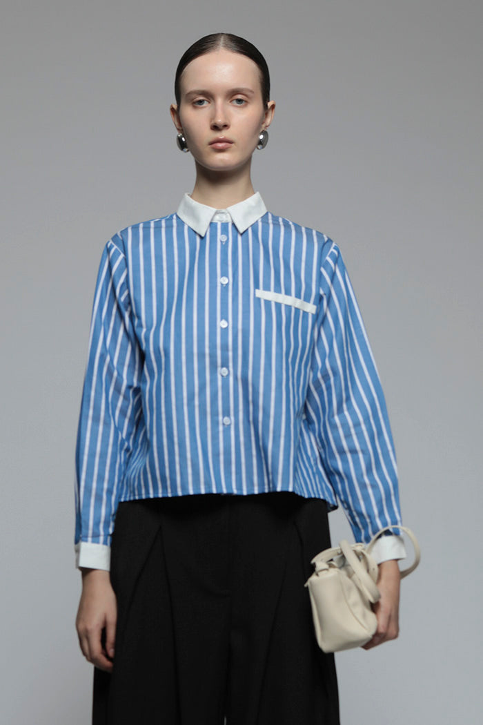 Navy Striped Still
