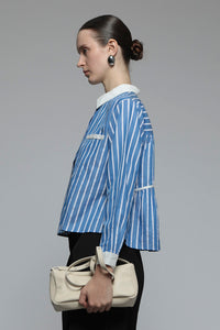 Navy Striped Still