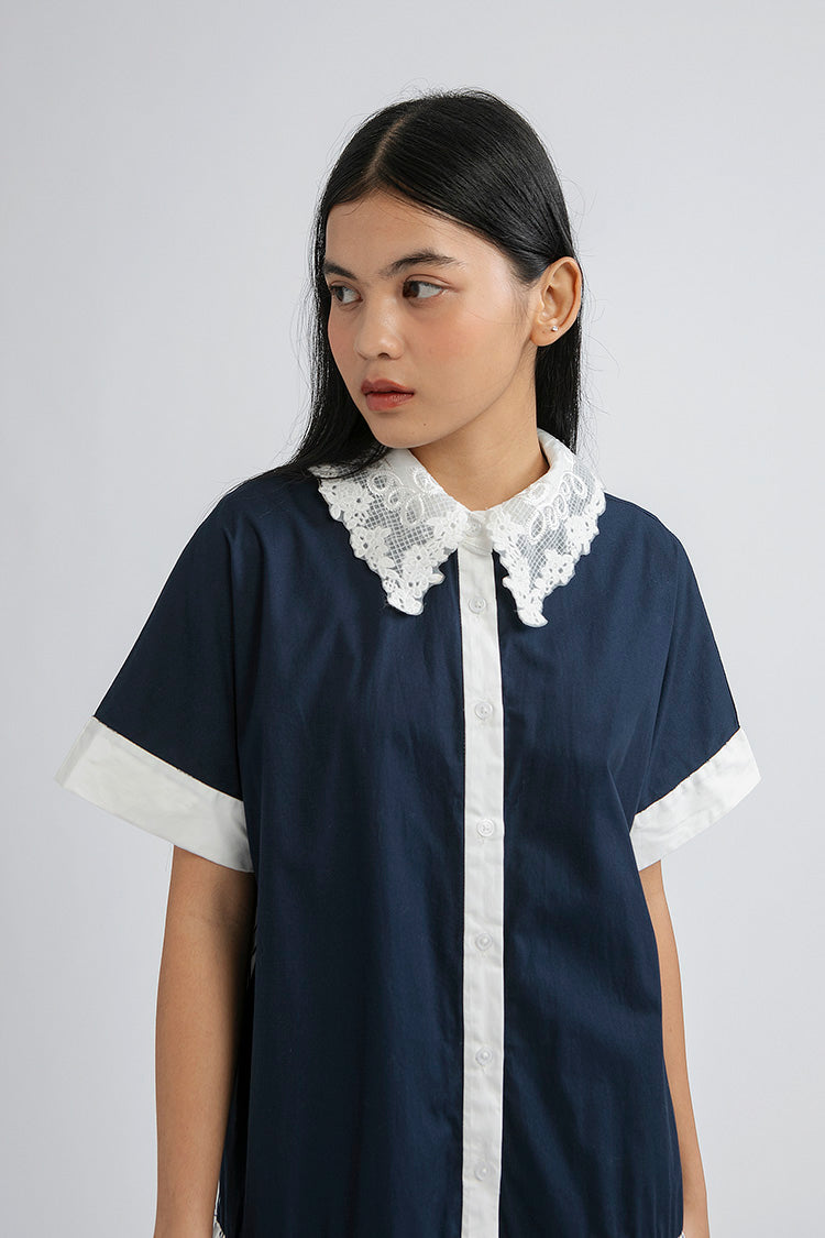 Navy Striped Trevino