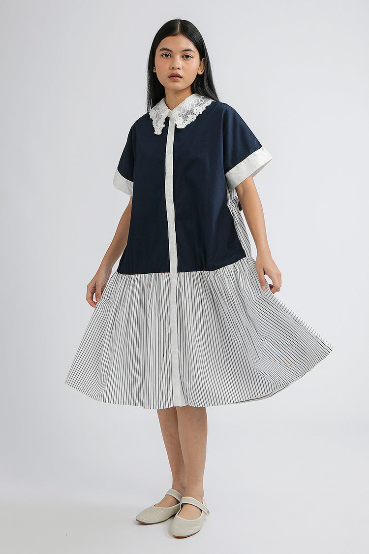 Navy Striped Trevino
