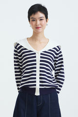 Navy Striped Tusha