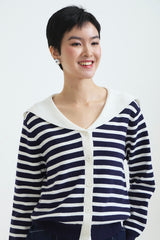 Navy Striped Tusha
