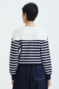 Navy Striped Tusha