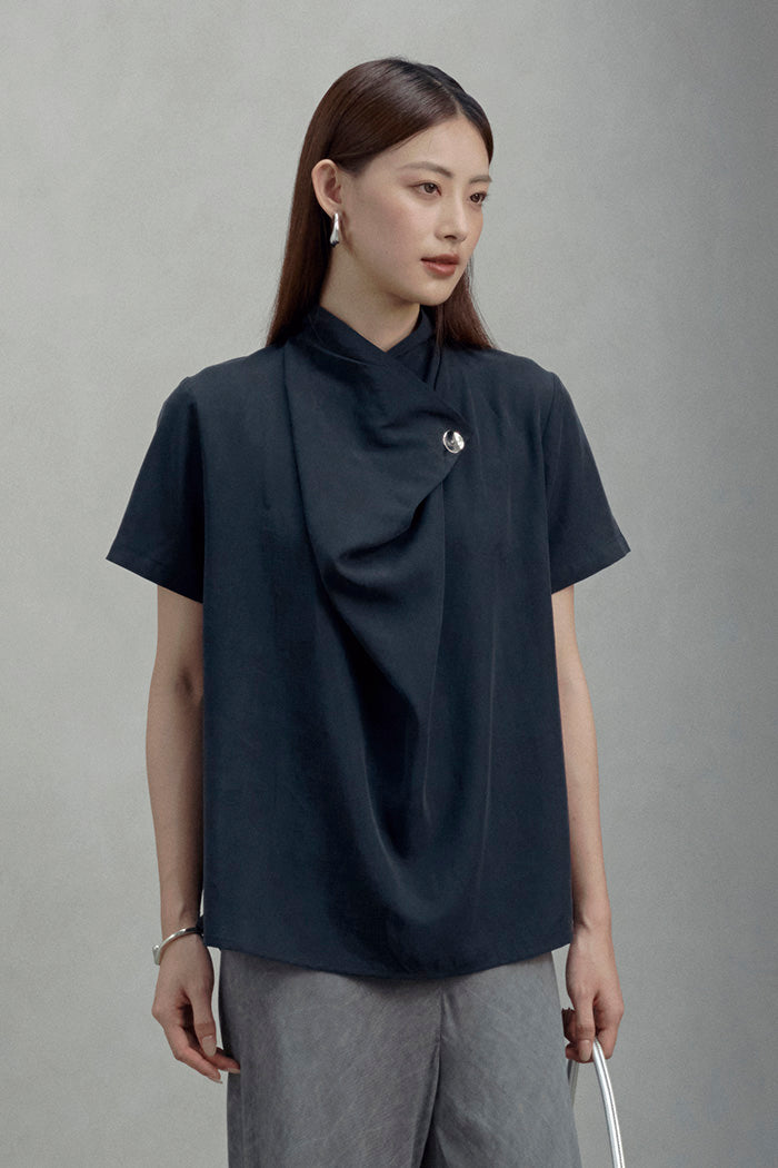 COTTONINKSTUDIO - Navy Crosa