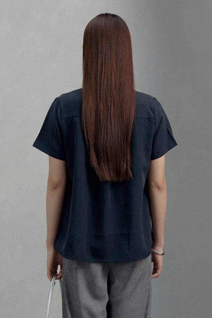 COTTONINKSTUDIO - Navy Crosa