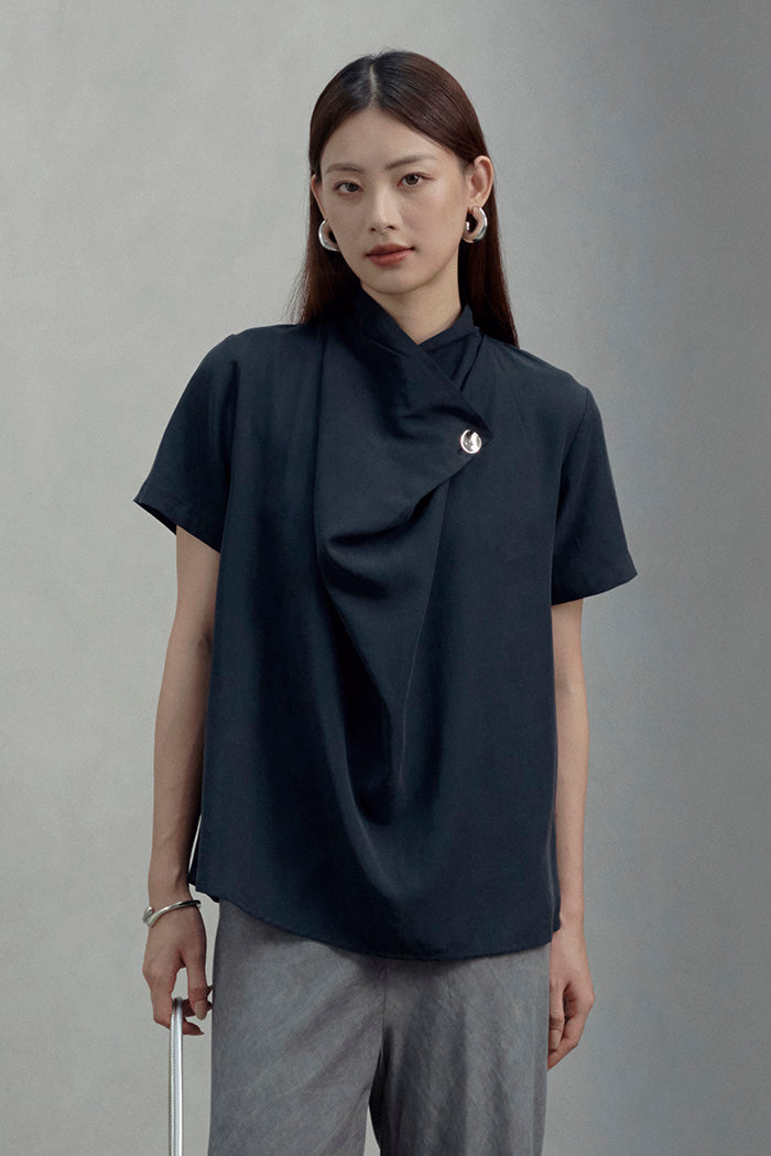 COTTONINKSTUDIO - Navy Crosa