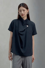 COTTONINKSTUDIO - Navy Crosa