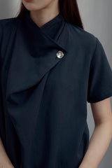 COTTONINKSTUDIO - Navy Crosa