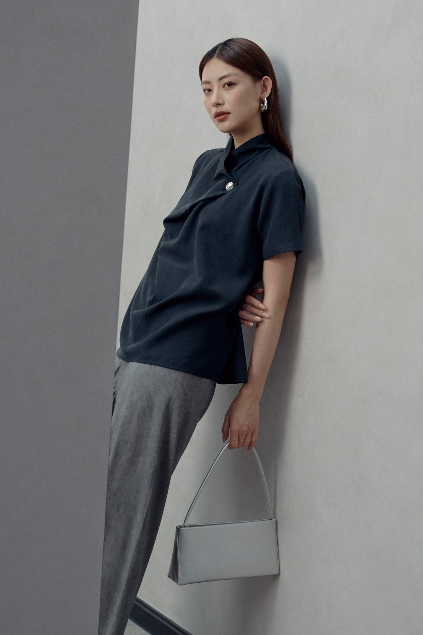 COTTONINKSTUDIO - Navy Crosa