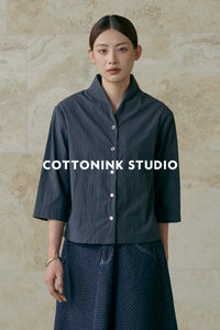 COTTONINKSTUDIO - Navy Graf