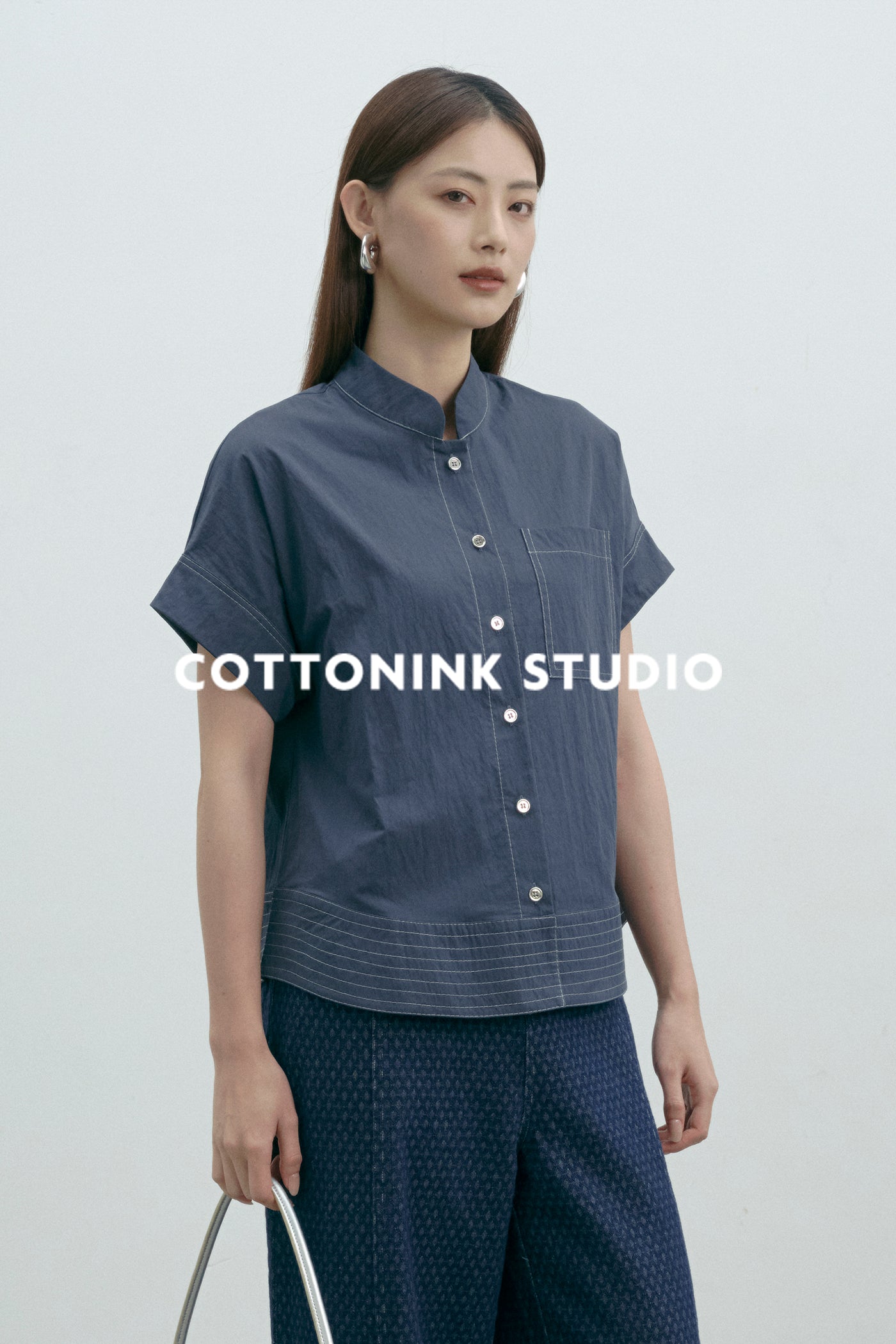 COTTONINKSTUDIO - Navy Melitta