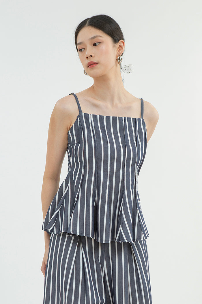 Navy Striped Dariole