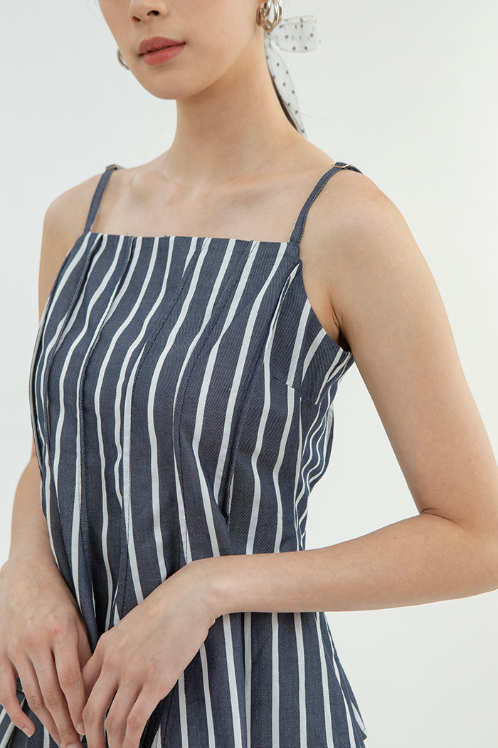 Navy Striped Dariole
