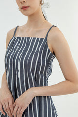 Navy Striped Dariole