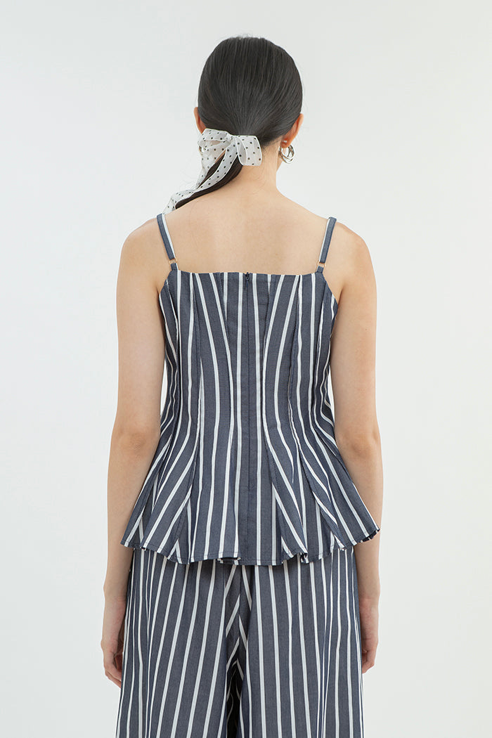 Navy Striped Dariole