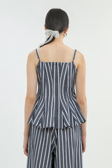 Navy Striped Dariole
