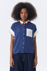 Navy Striped Journee