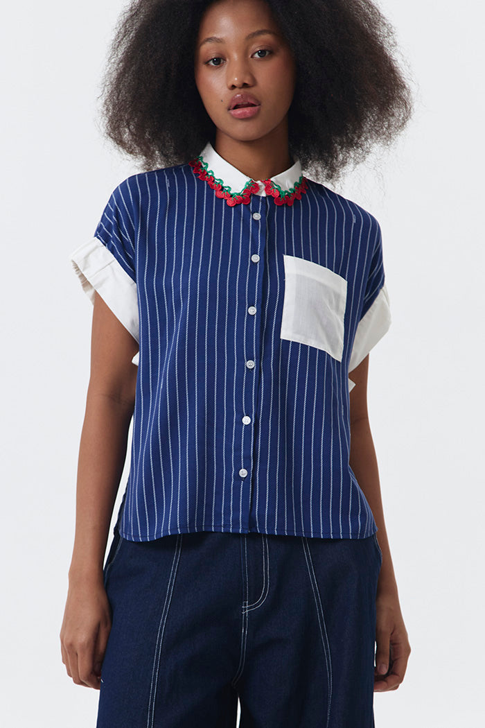 Navy Striped Journee