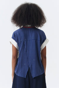 Navy Striped Journee