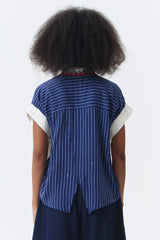 Navy Striped Journee
