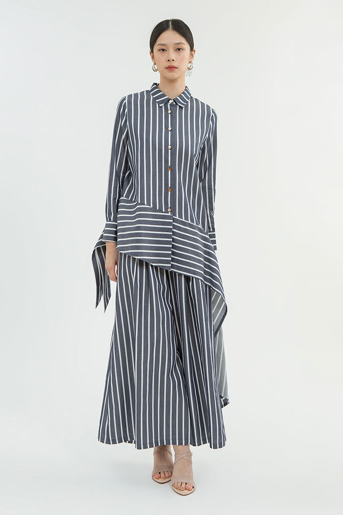 Navy Striped Lyon